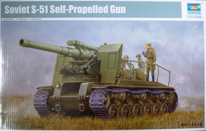 Trumpeter 05583 Soviet S-51 Self-Propelled Gun 1/35