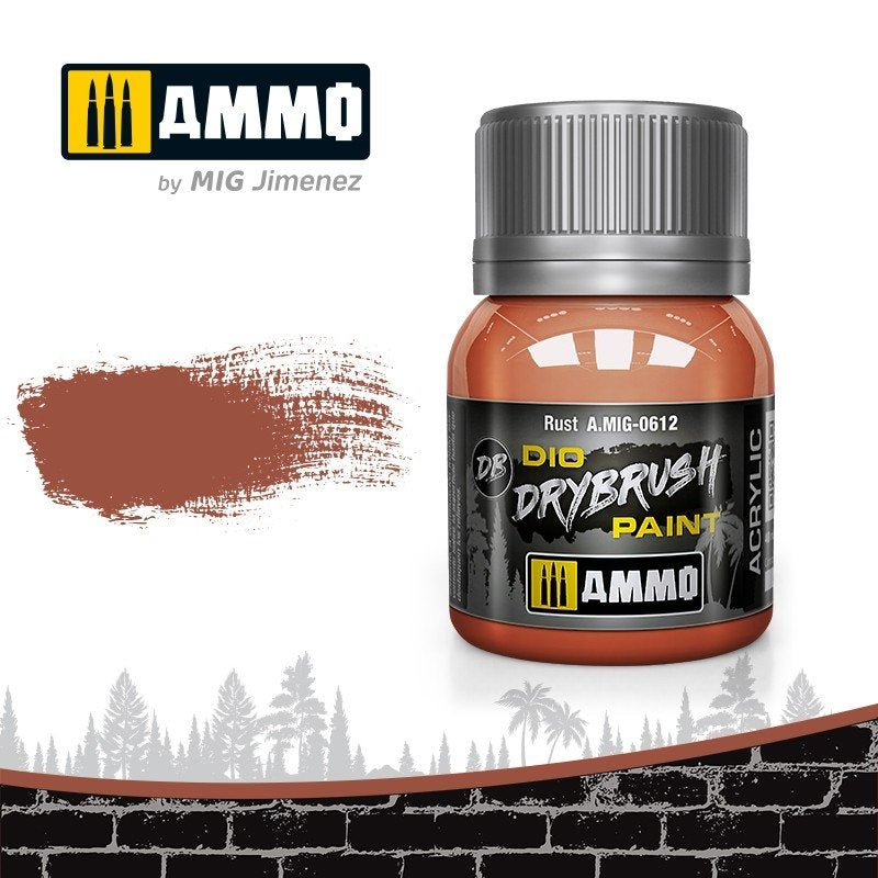 Ammo of Mig 0612 DRYBRUSH Rust 40ml