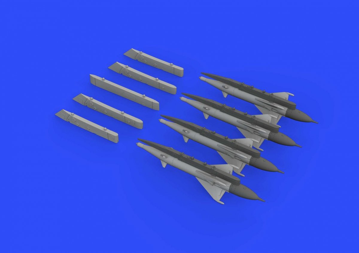 Eduard 672192 RS-2US missiles w/ pylons for MiG-21 EDUARD 1/72 – immagine 3