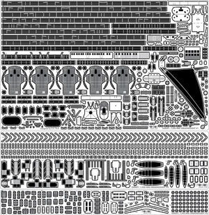 Pontos 35002F1 HMS Dreadnought Detail Up Set 1/350 – zdjęcie 5
