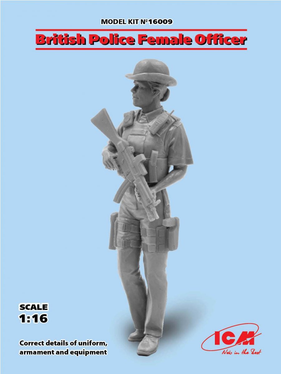 ICM 16009 British Police Female Officer 1/16 – zdjęcie 2