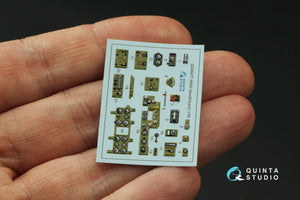 Quinta Studio QD48477 A6M3 Zero 3D-Printed coloured Interior on decal paper (Eduard) 1/48 – zdjęcie 5