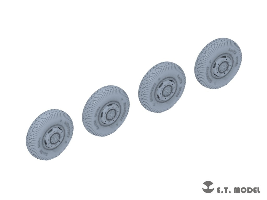 E.T. Model P35-108 WWII German Sd.Kfz.234 Large Diameter Weighted Wheels Type.8 1/35 – zdjęcie 2