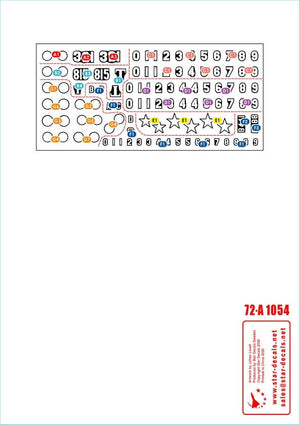 Star Decals 72-A1054 Vietnam # 4. NVA North Vietnamese T-54B markings 1/72 – image 2