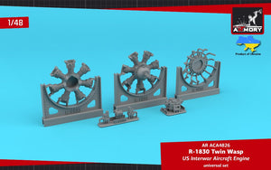 Armory Models ACA4826 R-1830 Twin Wasp US Inter-War &amp;amp; WWII aircraft engine 1/48 – zdjęcie 5