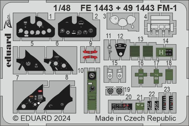 Eduard BIG49416 FM-1 TAMIYA 1/48 – zdjęcie 5