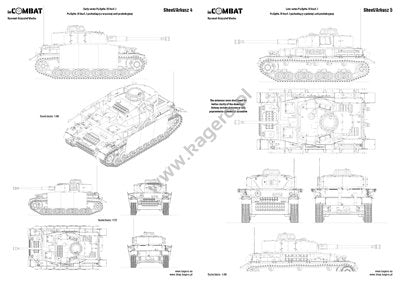 Kagero 8805 Niemiecki Czołg Średni Panzerkampfwagen IV Ausf. G/H/J PL – zdjęcie 5