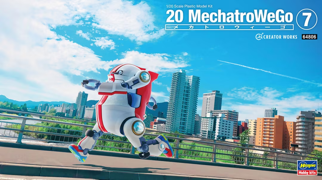 Hasegawa 64806 20 MechatroWeGo No. 7, Sports "JPN" 1/20