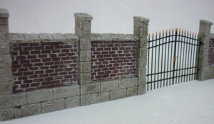 RT-Diorama 35230 Wrought iron fence with Brickwall 1/35 – zdjęcie 4