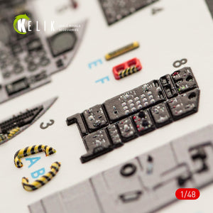 KELIK K48044 F-15C MSIP II EAGLE INTERIOR 3D DECALS FOR GWH KIT 1/48 – zdjęcie 4