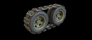 Panzer Art RE35-447 GMC wheels with mud tracks 1/35 – zdjęcie 3