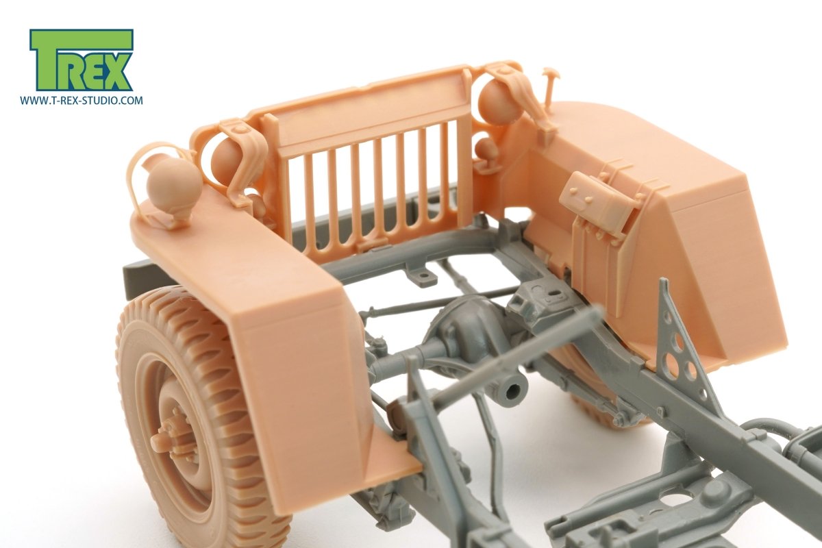 T-Rex Studio TR35053 Willys MB Grille w/Fenders Set for TAKOM 1/35 – zdjęcie 4