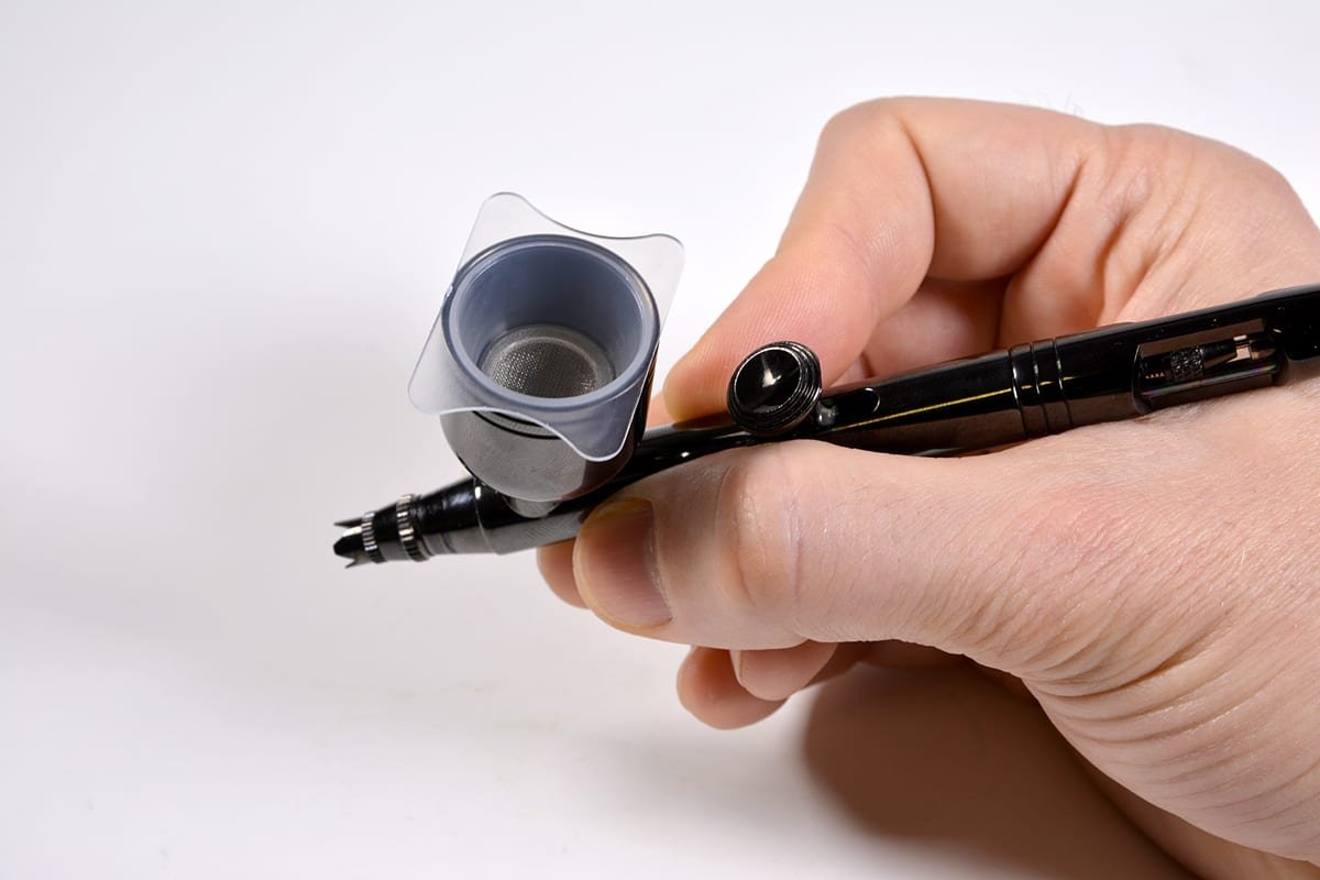 AK Interactive AK9129 AIRBRUSH PURIFICATION CUP / Sitko do farby – zdjęcie 2