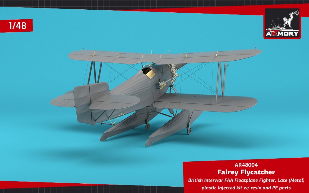 Armory Models 48004 Fairey Flycatcher British Interwar FAA Floatplane Fighter, Late (Metal) 1/48 – zdjęcie 17