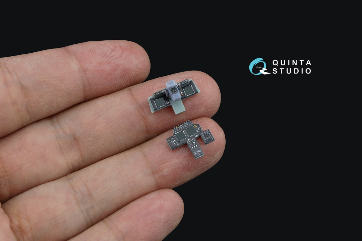 Quinta Studio QD+72152 AH-64D early 3D-Printed colored Interior on decal paper (Academy)(with 3D-printed resin part) 1/72 – image 12