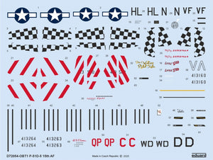 Eduard D72054 P-51D-5 &amp;quot;15th AF&amp;quot; EDUARD 1/72