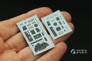 Quinta Studio QD48515 Do 335A-12 Trainer 3D-Printed &amp;amp; coloured Interior on decal paper (Tamiya) 1/48 – zdjęcie 4