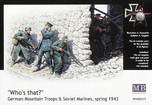 Master Box 3571 Who is that? German mountain troops and Soviet Marines (Spring 1943) 6 figures set 1/35