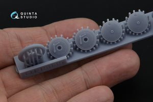Quinta Studio QT48035 I-16 Wheels (early type) with separate hubs and weighted tires (all kits) 1/48 – image 6