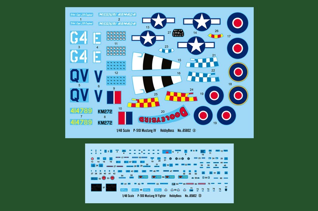 Hobby Boss 85802 P-51D Mustang 1/48 – zdjęcie 3