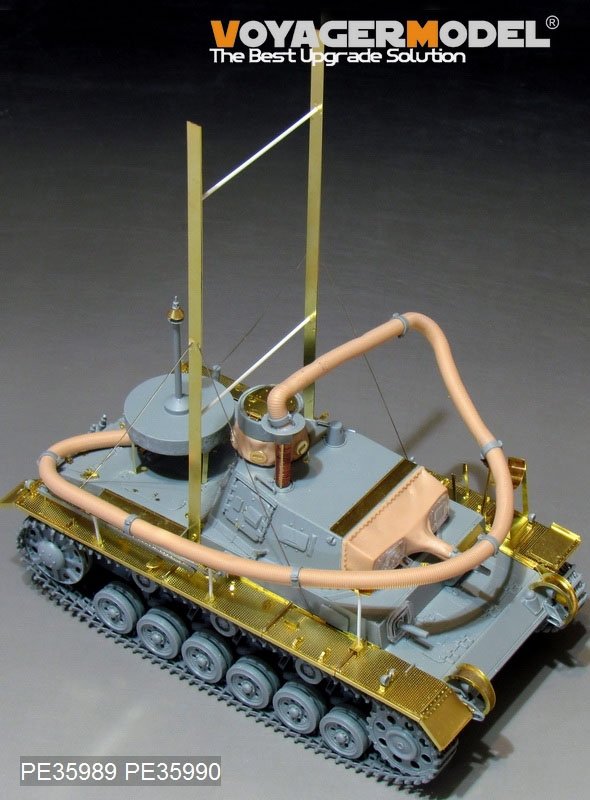 Voyager Model PE35989 WWII German Pz.KPfw.III (T)Ausf.F &amp;quot;Operation Seelowe&amp;quot; Basic For DRAGON 6877/6717 1/35 – image 4