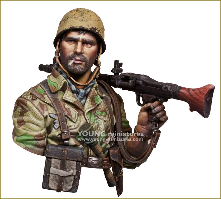 Young Miniatures YM1892 WWII German Paratroopers 1/10 – immagine 2