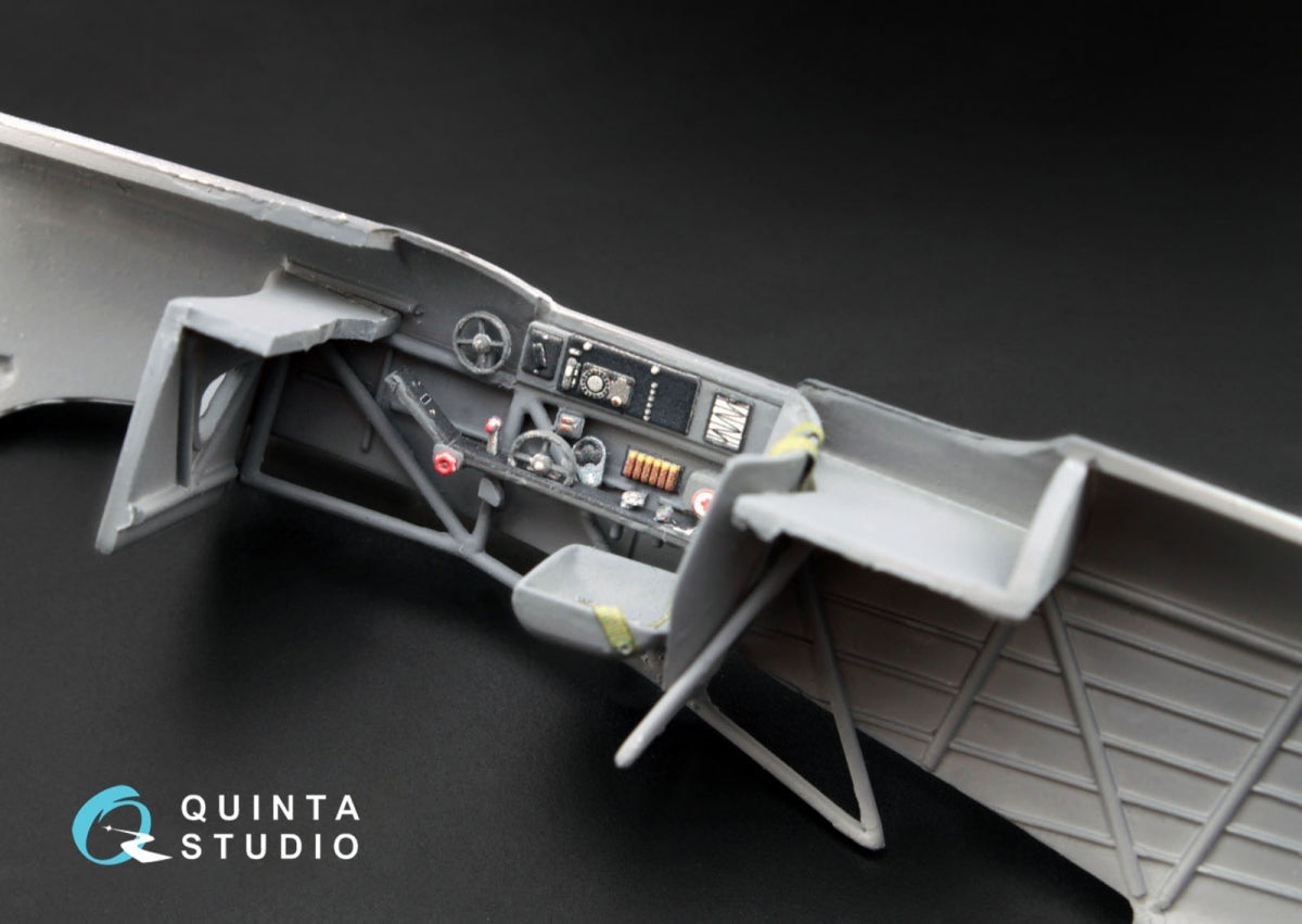 Quinta Studio QD48004 Yak-1B (late production) 3D-Printed &amp;amp; colored Interior on decal pape (for all kits) 1/48 – image 12