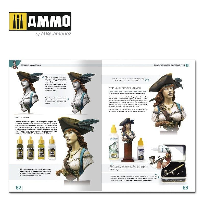 Ammo of Mig Jimenez 6222 ENCYCLOPEDIA OF FIGURES MODELLING TECHNIQUES VOL. 2 - TECHNIQUES &amp;amp; MATERIALS (English) – zdjęcie 4