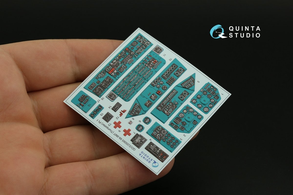 Quinta Studio QD35065 Mi-8MT 3D-Printed &amp;amp; coloured Interior on decal paper (Trumpeter) 1/35 – zdjęcie 2