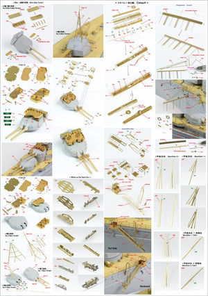 Pontos 35020F1 IJN Kongo 1944 Detail Up Set 1/350 – zdjęcie 11