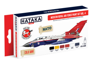 Hataka HTK-AS85 Modern Royal Air Force paint set vol. 4 6x17ml