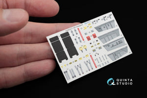 Quinta Studio QD48032 F-16D 3D-Printed &amp;amp; coloured Interior on decal paper (for Hasegawa kit) 1/48 – zdjęcie 5