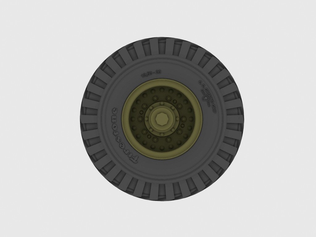Panzer Art RE35-304 Matador/Dorchester/AEC Road wheels (Firestone) 1/35 – zdjęcie 4