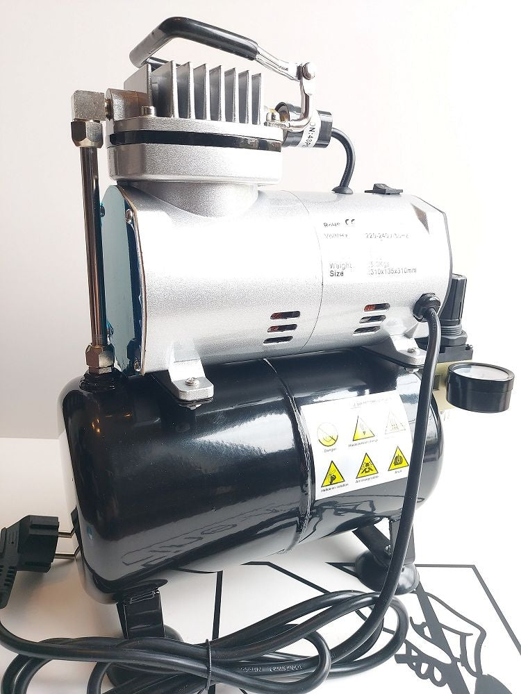 Fine Art FA-20T Kompresor bezolejowy 3l z filtrem i reduktorem Premium Line (S5000) – zdjęcie 4