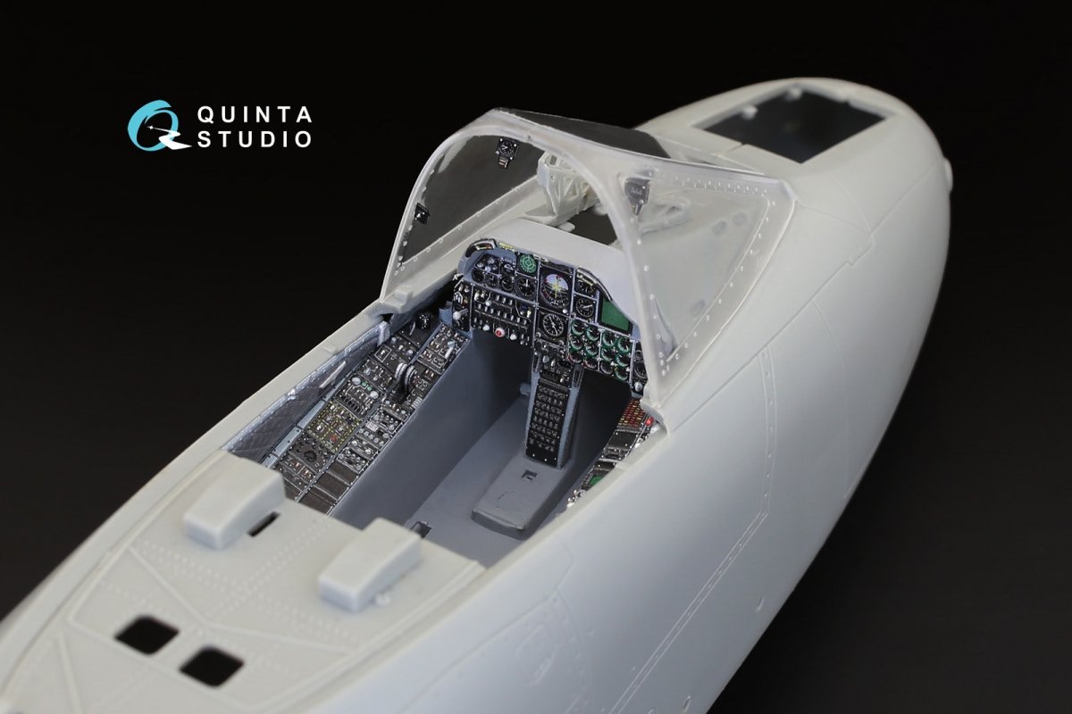 Quinta Studio QD32008 A-10A 3D-Printed &amp;amp; colored Interior on decal paper (for Trumpeter kit) 1/32 – image 7
