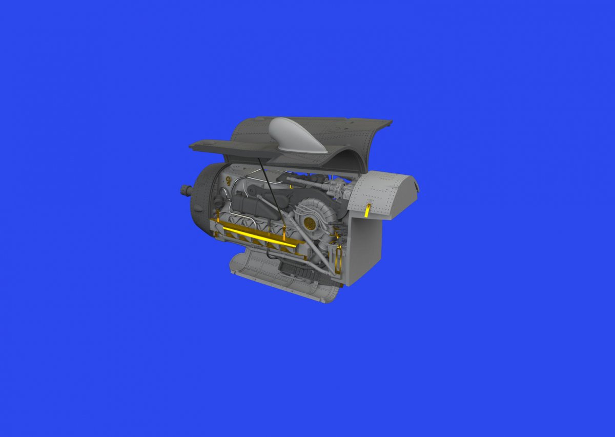 Eduard 648902 Bf 109K-4 engine EDUARD 1/48 – zdjęcie 3
