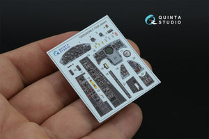 Quinta Studio QDS-32246 F-104A 3D-Printed &amp;amp; colored Interior on decal paper (Italeri) (Small version) 1/32 – image 5
