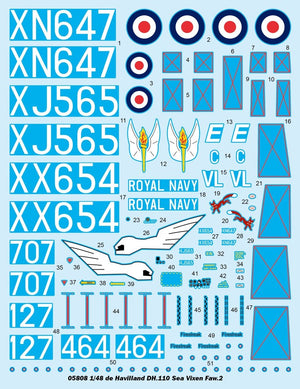 Trumpeter 05808 de Havilland DH.110 Sea Vixen Faw.2 1/48 – Bild 4