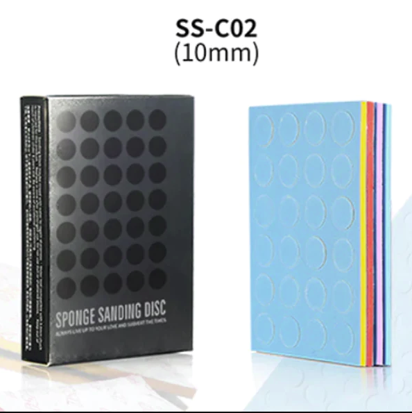 DSPIAE SS-C02-800 10mm Self Adhesive Sponge Sanding Disc #800 / Samoprzylepna gąbkowa tarcza szlifierska #800 10mm