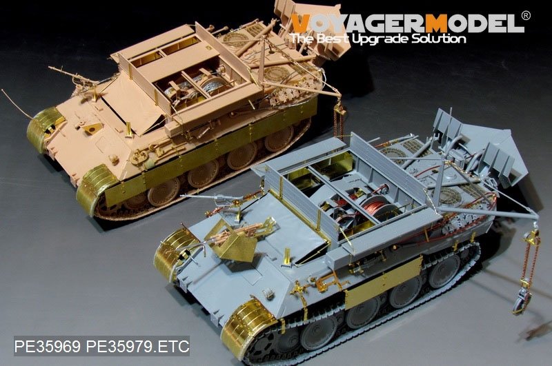 Voyager Model PE35979 WWII German Bergepanther Ausf.A (Early type,Panther A tool holders) Basic For TAKOM 2101 1/35 – zdjęcie 15