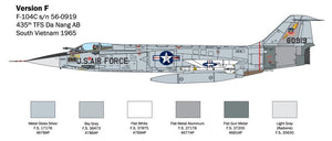 Italeri 2515 F-104 STARFIGHTER A/C 1/32 – zdjęcie 3