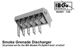 IBG 35U001 Smoke Grenade Dischargers for Pz.Kpfw.II Ausf. a1/a2/a3 1/35
