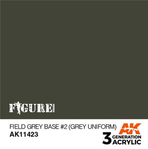 AK Interactive AK11423 Field Gray Base #2 (Grey Uniform) 17ml