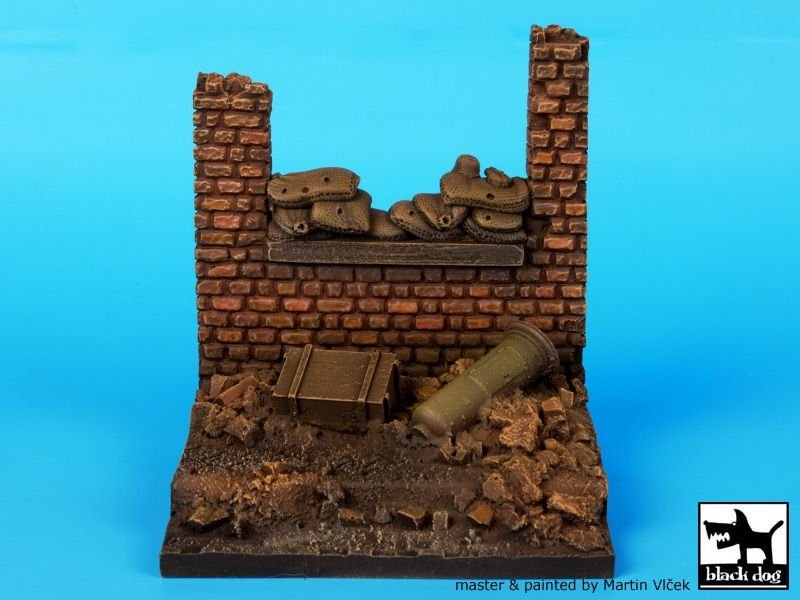 Black Dog D35014 Wall with sand bags base 1/35 – image 2