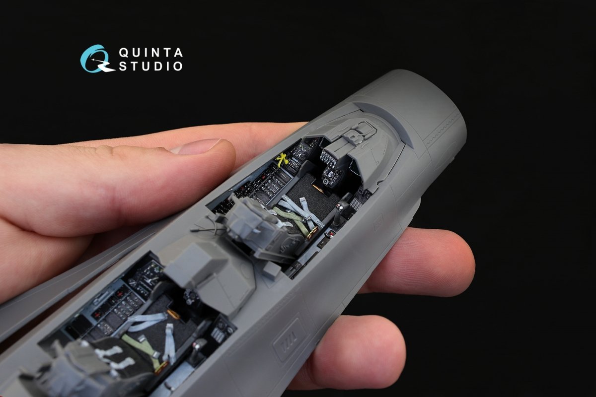 Quinta Studio QD32031 F-16I 3D-Printed &amp;amp; coloured Interior on decal paper (for Academy kit) 1/32 – zdjęcie 5