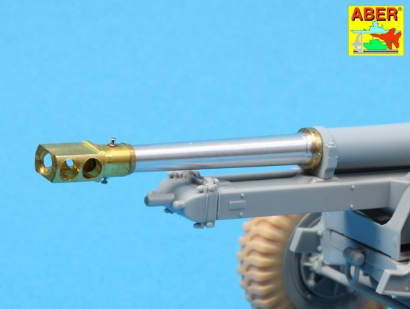 Aber 35L-127 Late barrel MK2 with muzzle brake to British 25 pdr 1/35 – zdjęcie 4