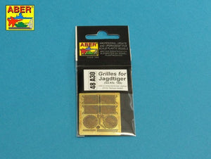 Aber 48A30 Grilles for Sd.Kfz.186 Jagdtiger 1/48 – zdjęcie 3