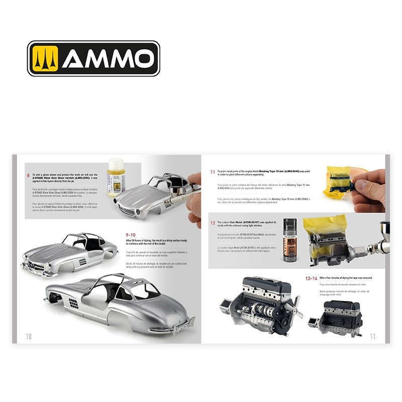 AMMO by Mig Jimenez 5231 THE WEATHERING TECHNICAL GUIDE 01 - Metallized (English, Castellano, Francais) – zdjęcie 9