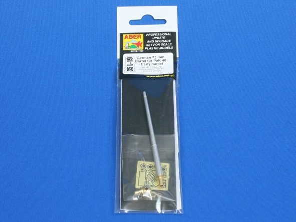 Aber 35L-019N German 75mm Barrel for Pak 40 - early model 1/35 – zdjęcie 4