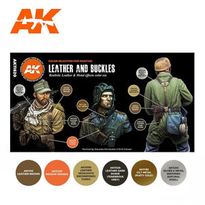AK Interactive AK11620 LEATHER AND BUCKLES – zdjęcie 2